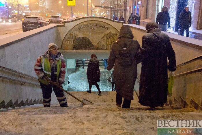 Москва уже справилась с нормой снега за зиму и идет на рекорд