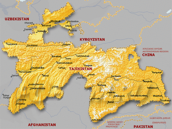 С карты Таджикистана исчез последний город с русским названием