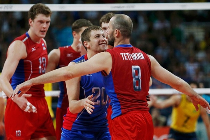 Российские волейболисты сразятся в полуфинале Олимпиады