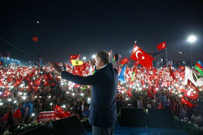 Турция отметила год с предотвращения попытки госпереворота