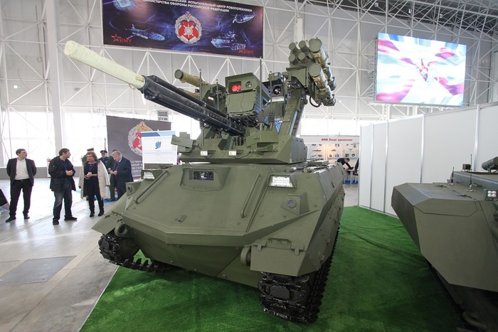 Россия опережает мир в военной робототехнике 