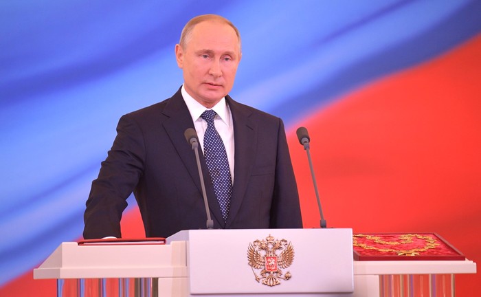 Владимир Путин инаугурирован в Кремле