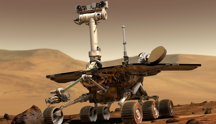 Марсоход Opportunity оказался почти в эпицентре рекордной песчаной бури