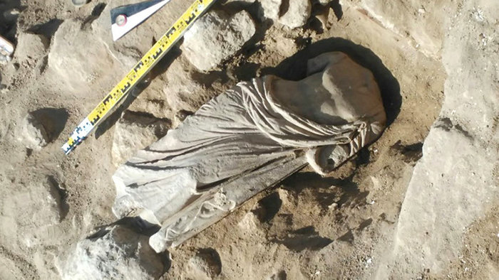В Керчи найдена мраморная статуя начала нашей эры