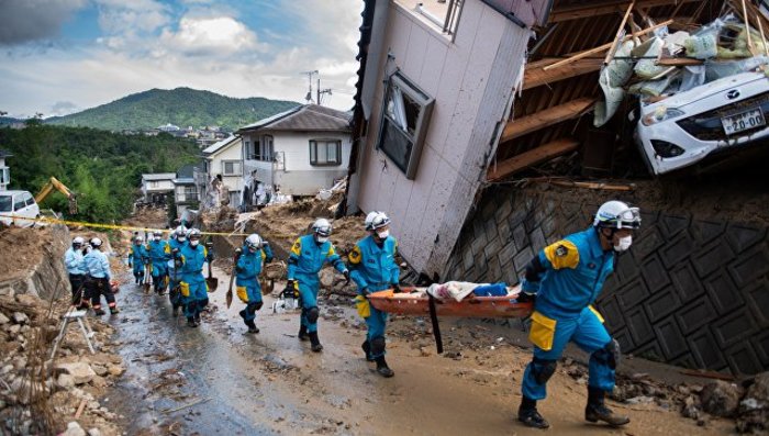 Смертельный тайфун прошел по Японии 