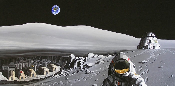 Рогозин: Россия будет строить базу на Луне