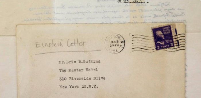 Письмо Эйнштейна о Боге куплено почти за 3 млн. долларов