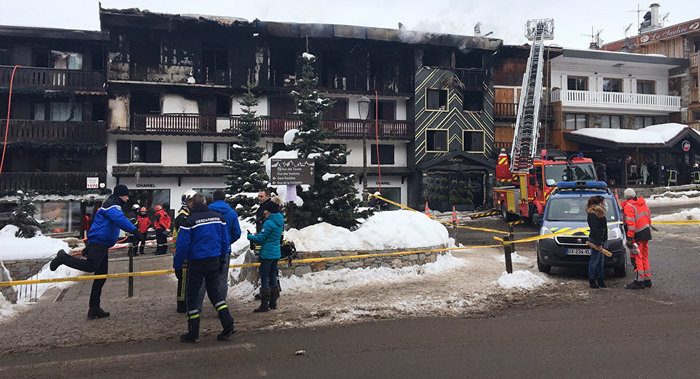 Во французских Альпах горел курорт Куршевель, есть жертвы