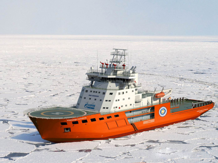 Ледоколы "Газпром нефти" начали работу в Арктике 