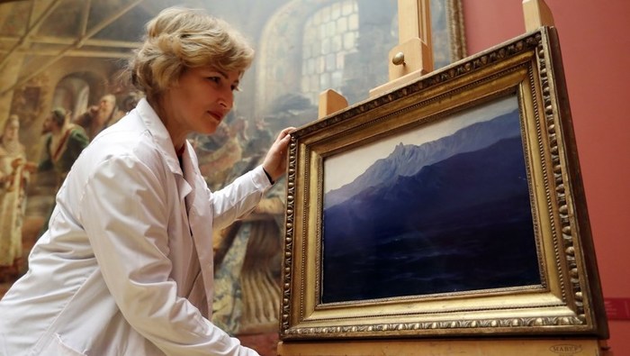Выставка одной картины: "Ай-Петри" покажут в Русском музее