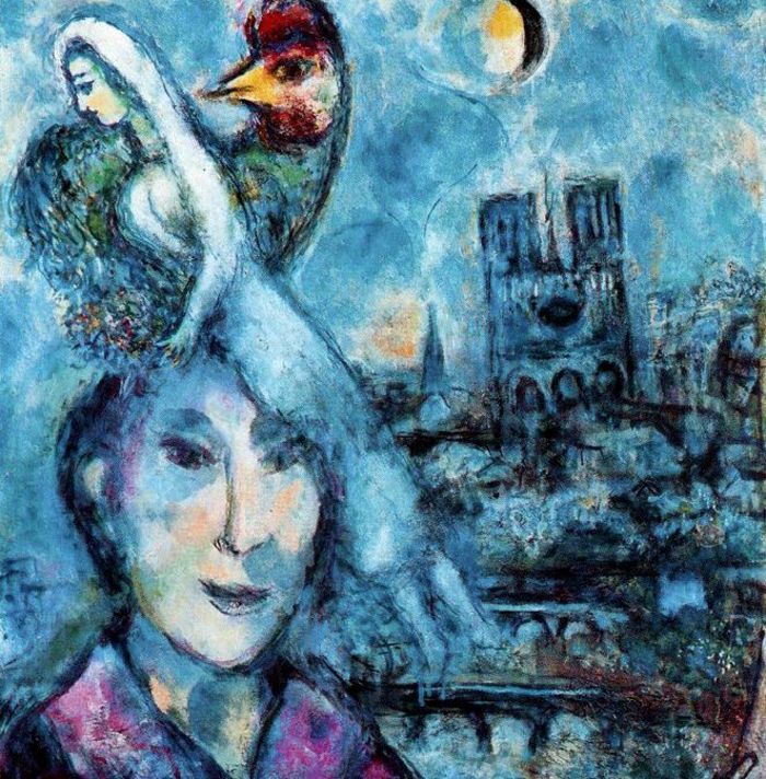Автопортрет Шагала выставили в галерее Уффици в знак солидарности с Нотр-Дамом