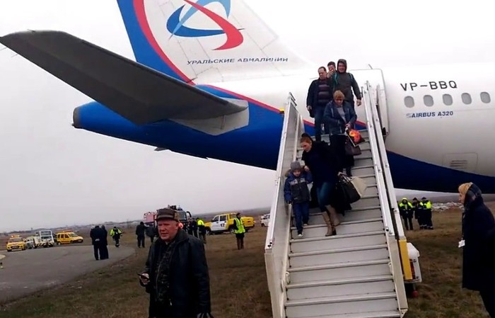 Из-за столкновения с птицами самолет, летевший из Петербурга, совершил вынужденную посадку