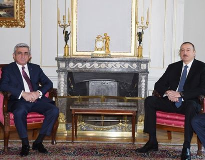 В Швейцарии состоялись переговоры Ильхама Алиева и Сержа Саргсяна