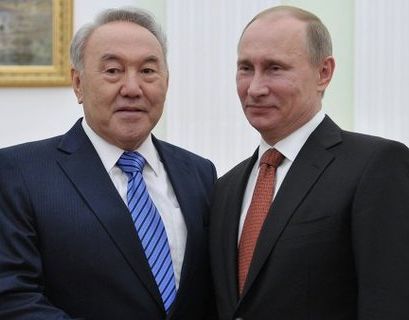 Путин обсудил с Назарбаевым вопросы сотрудничества