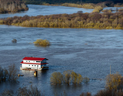 В Центральную Россию пришла большая вода