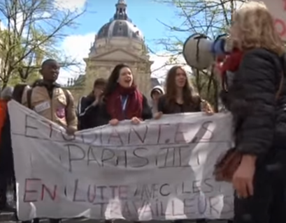 Французские студенты приняли эстафету протеста у «желтых жилетов»