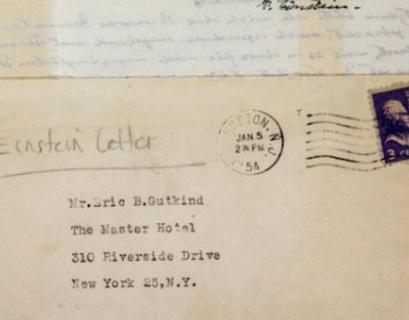 Письмо Эйнштейна о Боге куплено почти за 3 млн. долларов