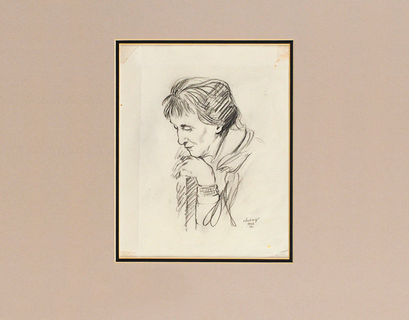 Портрет Ахматовой работы Тышлера выставят на аукцион за символический 1 рубль 