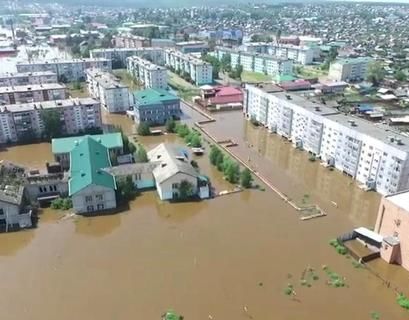 Новая волна паводка началась в Иркутской области