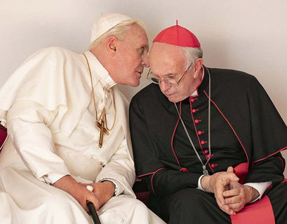 Энтони Хопкинс и Джонатан Прайс попробовали себя в роли Папы Римского