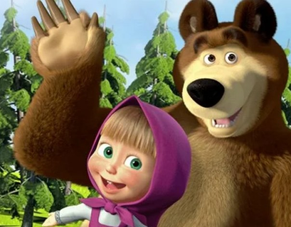 YouTube-каналы "Маши и Медведя" стали обладателями "бриллиантовой кнопки"