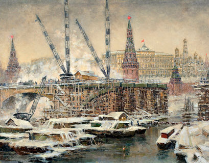Большой каменный мост на выставке в Музее Москвы