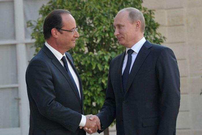Олланд приезжает к Путину договориться о коалиции против ИГ