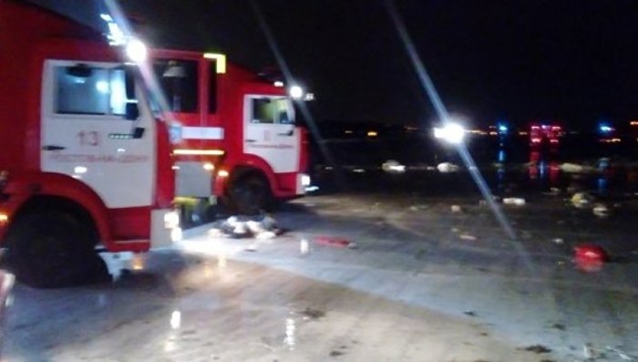В Ростове-на-Дону разбился самолет, 62 человека погибли