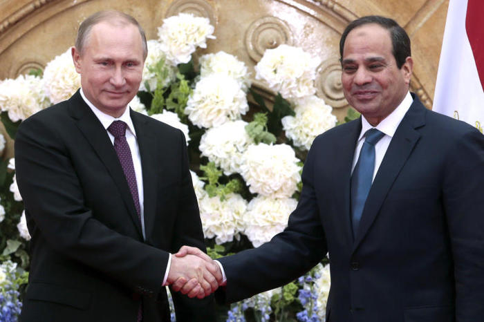 Путин посетит Египет с рабочим визитом 