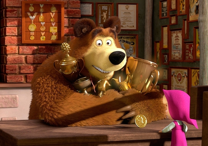 Сериал "Маша и Медведь" стал одним из самых востребованных в мире детских шоу
