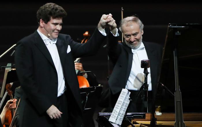 Мацуев выступил в Берлине с оркестром под руководством Гергиева