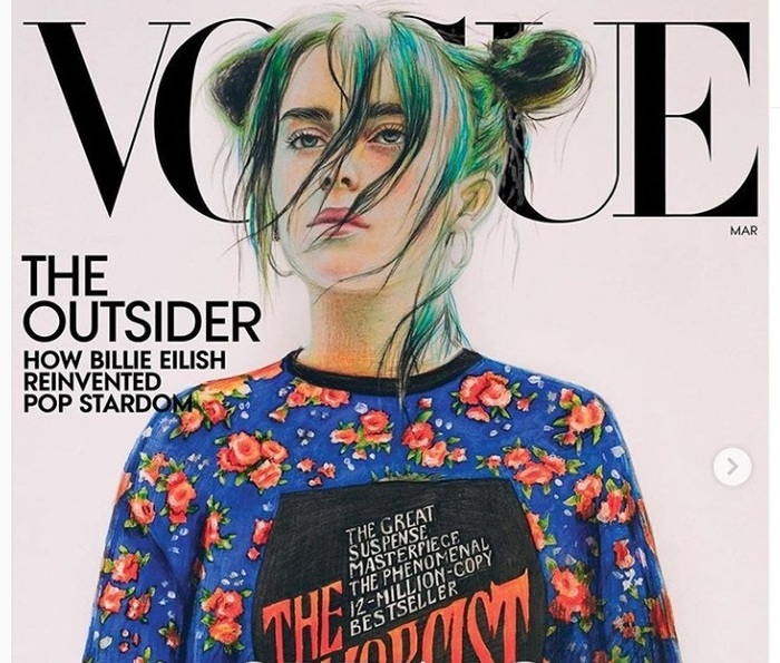 Обложку американского Vogue нарисовала российская школьница