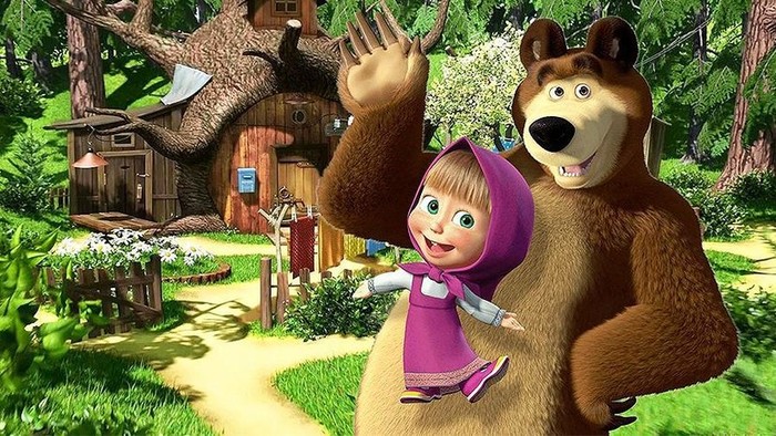 Мультсериал "Маша и Медведь" вошел в ТОП-5 самых востребованных в мире