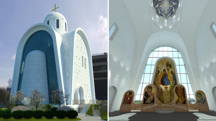 В Москве построят "футуристический" храм