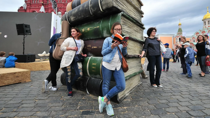 Москва примет шестой книжный фестиваль "Красная площадь" 6 июня