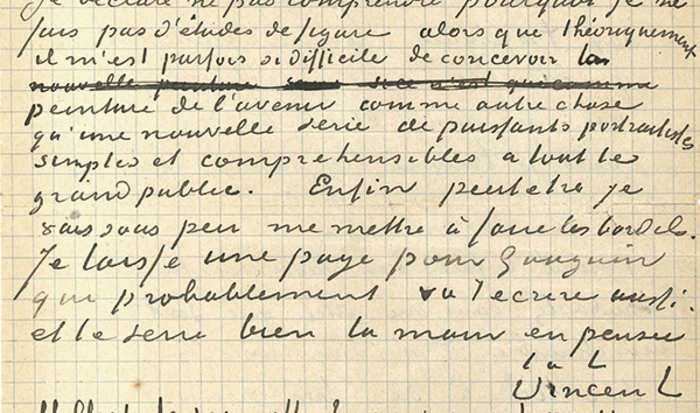 Совместное письмо Ван Гога и Гогена ушло с молотка за 210,6 тыс евро 