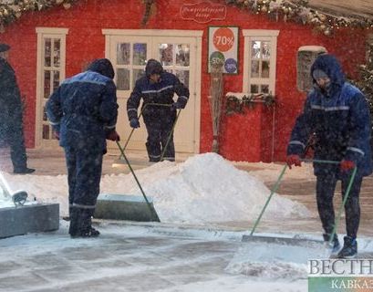 На Москву идут снежные заряды