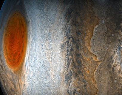 NASA продемонстрировало "призрака" на Юпитере