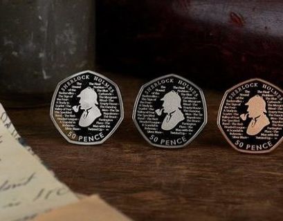 В Великобритании появилась монета с Шерлоком Холмсом