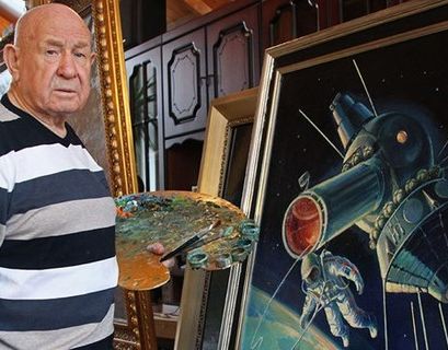 В Музее космонавтики покажут картины Алексея Леонова