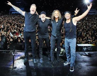В Москве Metallica исполнила "Группу крови" Цоя