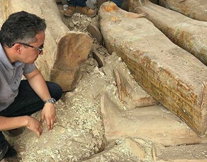 На юге Египта обнаружили саркофаги, сделанные 3,5 тыс лет назад
