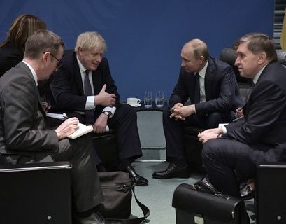 Путин и Джонсон встретились в Берлине