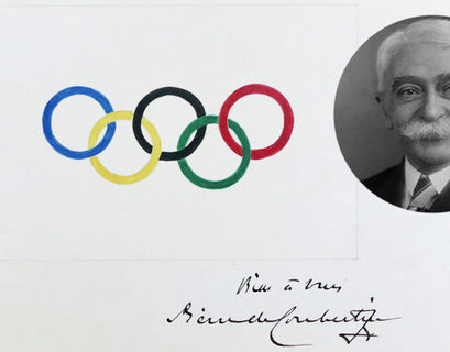 Олимпийские кольца де Кубертена ушли с молотка за €185 000